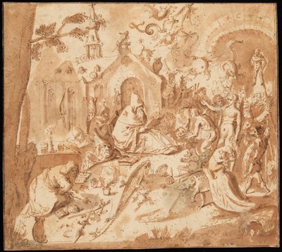 Die Versuchung des heiligen Antonius von Hieronymus Bosch