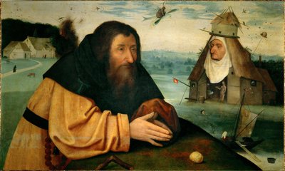 Die Versuchung des Hl. Antonius des Großen, um 1501 von Hieronymus Bosch