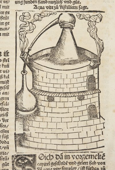 Das Buch zu Distillieren von Hieronymus Brunschwig