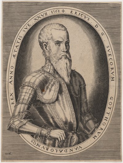 Eric XIV., König von Schweden von Hieronymus Cock