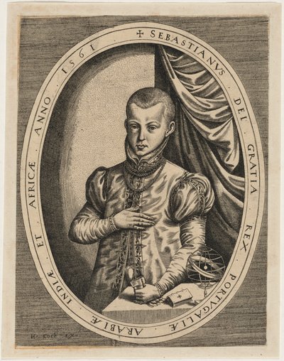 Sebastian, König von Portugal von Hieronymus Cock