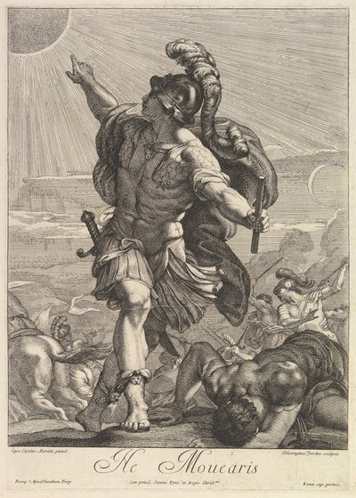 Josua befiehlt der Sonne stillzustehen von Hieronymus Ferroni
