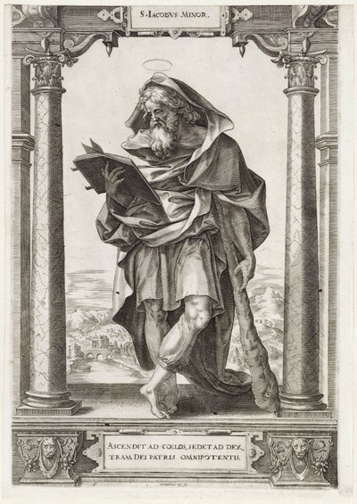H. Jakobus der Mindere von Hieronymus Wierix