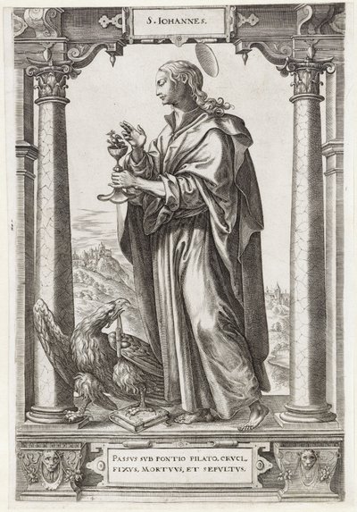 H. Johannes de Evangelist von Hieronymus Wierix