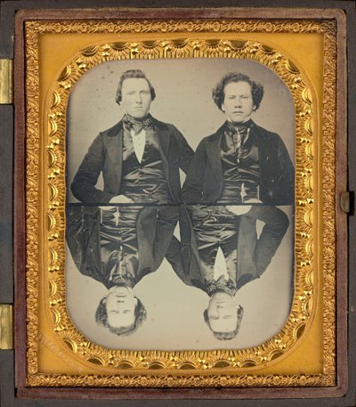Porträt von zwei Männern, ca. 1850 von Higgins