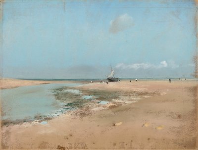 Strand bei Ebbe (Mündung des Flusses) von Hilaire Germain Edgar Degas