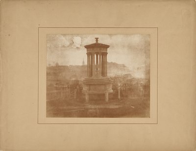 Calton Hill, das Dugald Stewart Monument von Hill and Adamson