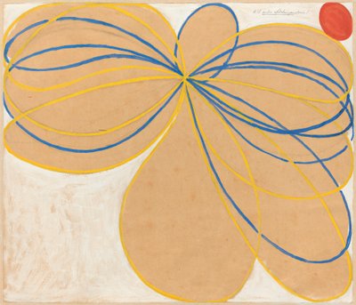 Gruppe V, Der siebenstrahlige Stern, Nr. 1, Serie Der siebenstrahlige Stern, 1908 von Hilma af Klint