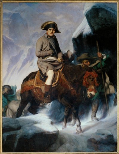 Bonaparte überquert die Alpen von Hippolyte (1797 1856) Delaroche