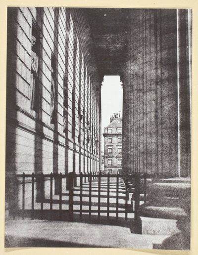 Kolonnade der Kirche La Madeleine von Hippolyte Bayard