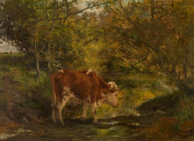Kuh am Graben von Hippolyte Boulenger