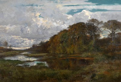 Die Teiche der "Grijze Molen" in Terhulpen von Hippolyte Boulenger