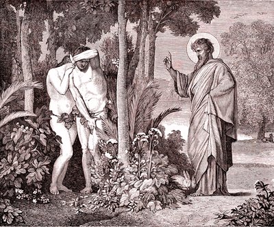 Adam und Eva von Hippolyte Flandrin