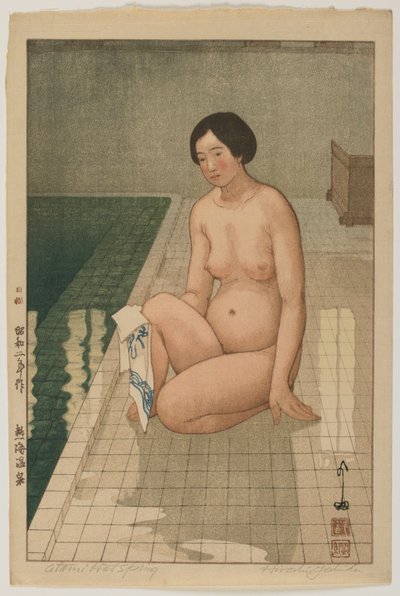 Atami-Heißquelle, Showa-Ära von Hiroshi Yoshida