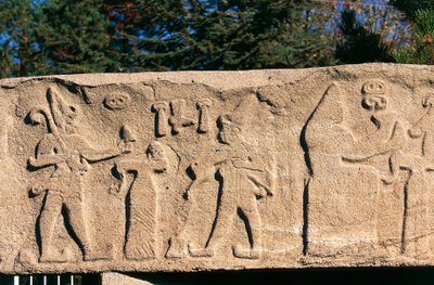 Relief aus Kultepe (Kanesh), Kappadokien, Türkei, Hethitische Zivilisation, 3. Jahrtausend v. Chr. von Hittite