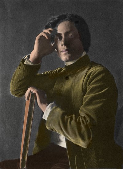 Porträt von Gibran Khalil Gibran - 1833-1931 - Foto von F. Holland Day von Holland Fred Day