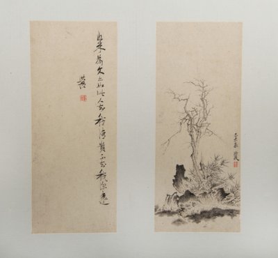 Landschaften, Figuren und Blumen, datiert 1618-22 von Hongshou Chen