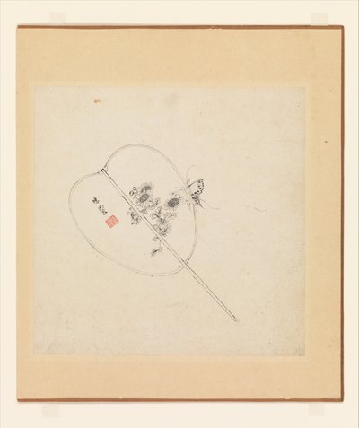 Verschiedene Studien, ein Blatt datiert 1619 von Hongshou Chen