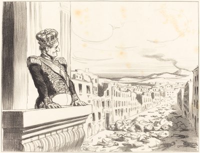 In Neapel - Der beste der Könige... (1. Platte) von Honoré Daumier