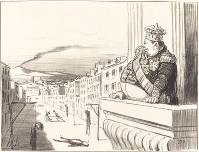 In Neapel - Der beste der Könige... (2. Platte) von Honoré Daumier