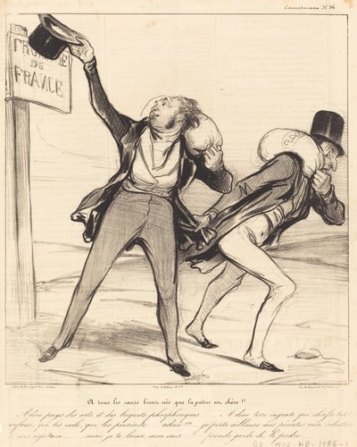 Allen edlen Herzen ist das Vaterland teuer!!! von Honoré Daumier