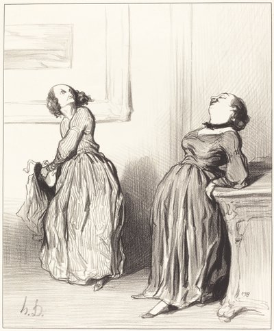 Ah, Sie finden, dass mein letzter Roman nicht ganz... von Honoré Daumier