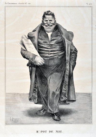 M. Pot de Naz von Honoré Daumier