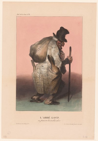Baron Joseph-Dominique Louis als armer Schmuggler von Honoré Daumier