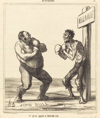 Was man das Vereinigte Königreich nennt von Honoré Daumier