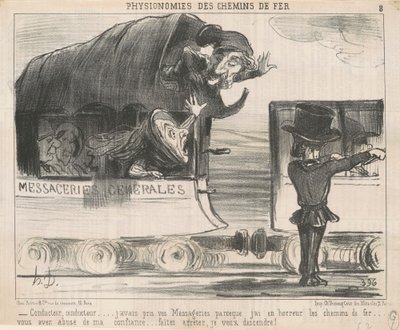 Fahrer ... ich hatte Ihre Nachrichten genommen ... von Honoré Daumier