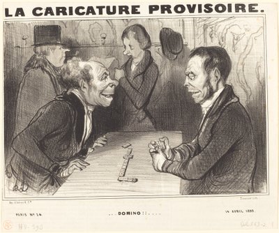 Domino!! von Honoré Daumier