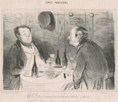 Eh bien Malin! comment le trouvez vous celui-la! von Honoré Daumier