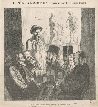Und du, was findest du besser ... von Honoré Daumier