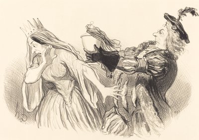 Hamlet von Honoré Daumier
