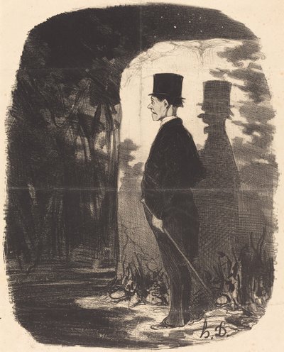 Es gibt nichts zu sagen, ich muss diesen... Wald durchqueren... von Honoré Daumier