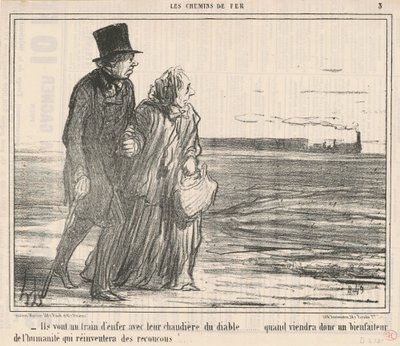 Sie fahren wie der Teufel ... von Honoré Daumier