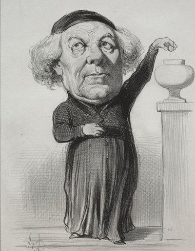 Jean Jacques Fayet, Bischof von Orléans von Honoré Daumier