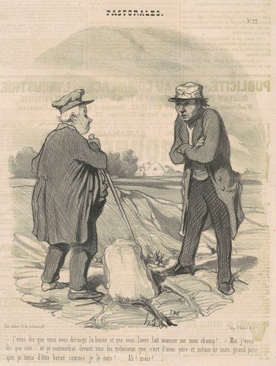 Ich sage Ihnen, Sie haben die Grenze verschoben ... von Honoré Daumier