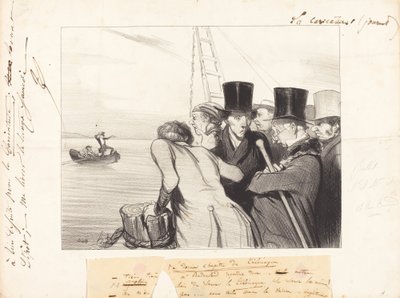 Le Dernier du Télémaque von Honoré Daumier