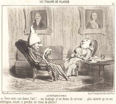Die Rückkehr nach Paris von Honoré Daumier