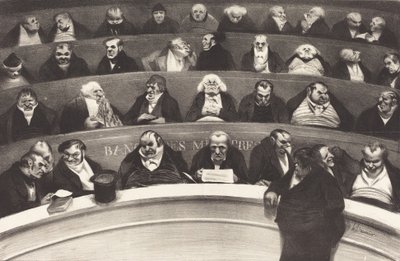 Le Ventre Legislatif (Der gesetzgebende Bauch) von Honore Daumier, 1834 von Honoré Daumier