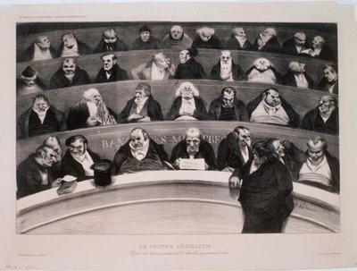 Der Legislative Bauch von Honoré Daumier