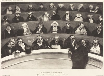 Der Legislative Bauch von Honoré Daumier