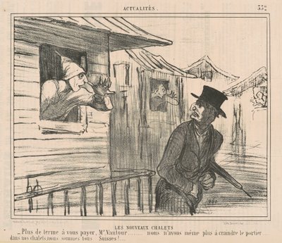Die neuen Chalets von Honoré Daumier