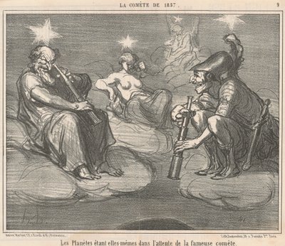 Die Planeten selbst von Honoré Daumier