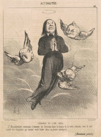 Legende des Jahres 1850 von Honoré Daumier