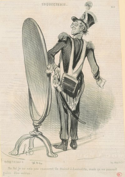 Ich weiß nicht, wie sie ... von Honoré Daumier