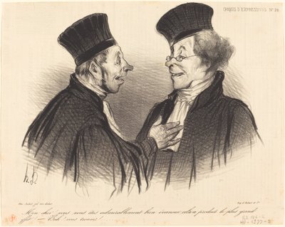 Mein Lieber! Sie haben sich wunderbar... ohnmächtig... von Honoré Daumier