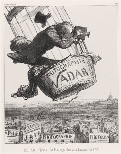 Nadar erhebt die Fotografie zur Kunst von Honoré Daumier