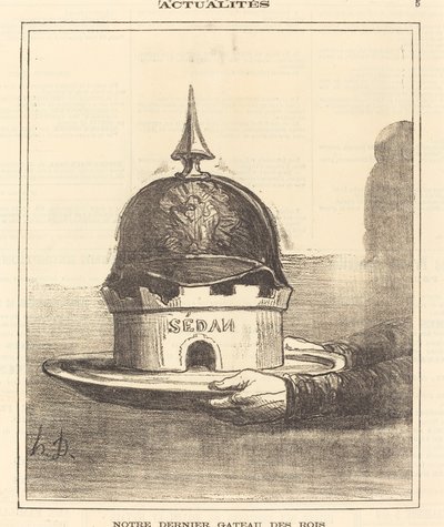 Unser letzter Dreikönigskuchen von Honoré Daumier